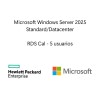 ALTU de Microsoft Windows Server 2025 con servicio de escritorio remoto 5 usuarios CAL WW1